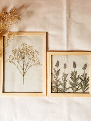 Dupla mosquitinho e jardim de lavandas (24x33 cm/ 22,8x22,8)