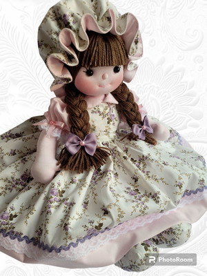 Boneca de pano 45cm