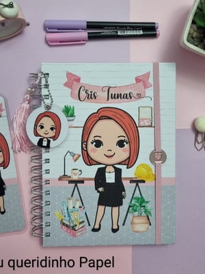 Caderno personalizado arquiteta