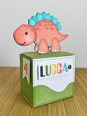 Caixa cubo dino