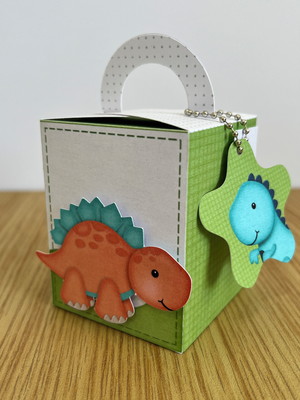 Caixa mini alça dino