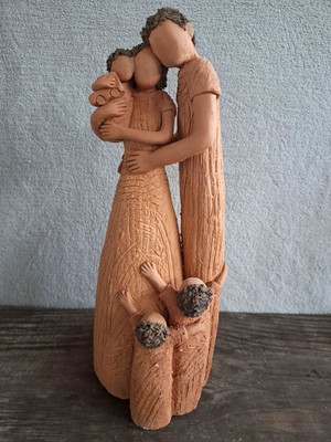 Familia com três filhos