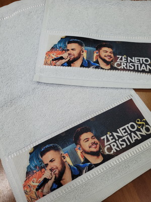 Toalha personalizada com logomarca academia