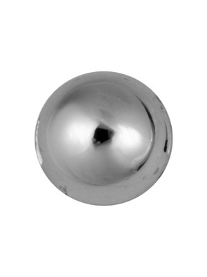 Passador meia esfera 20mm prateado (a partir de 10 unid)