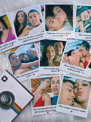 Fotos polaroid + caixinha de brinde