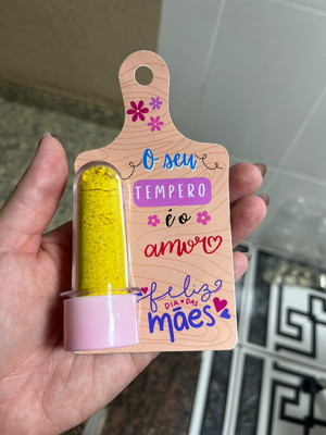 Tábua com tempero, lembrancinha dia das mães, mimo mãe