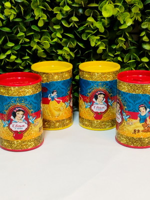 Cofrinhos personalizados branca de nevce