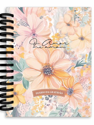 Caderno diário da gratidão com salmos frases bíblicas deus