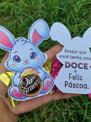Porta bombom de páscoa