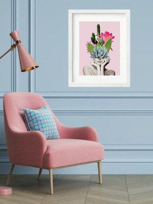 Quadro florescendo ideias - 60x48 cm