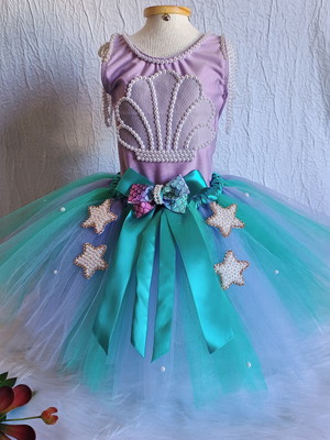 Roupa de sereia estrelas do mar