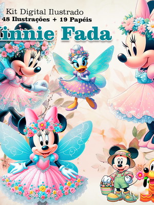 Kit digital minnie fada