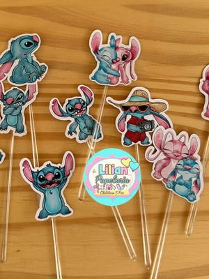 Topper para docinhos stitch