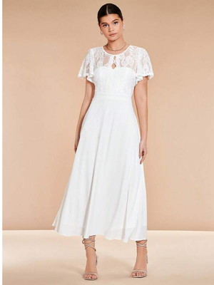 Vestido de noiva em renda branco