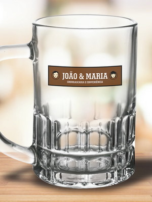 Caneca de chopp personalizada munich 300ml 12 unidades