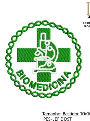 Matriz bordado biomedicina