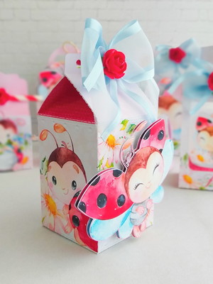 Kit personalizados - joaninha - (20 peças)