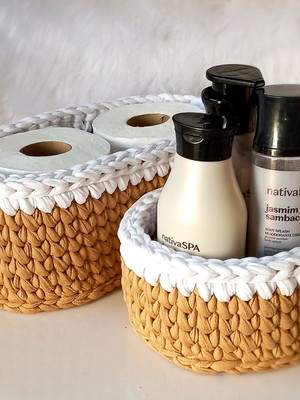 Kit higiene banheiro - fio de malha