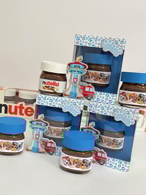 Molde corte caixa mini nutella 30gr