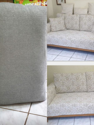 1 capas suede almofadas grandes, até 90 cm largura