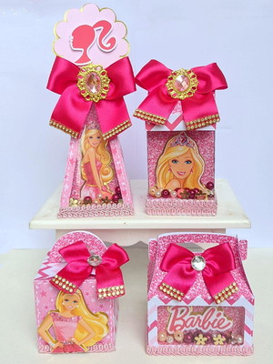 Kit luxo tema barbie - 20 ítens