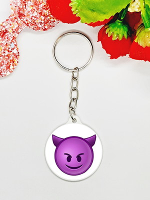Chaveiro resinado emoji *