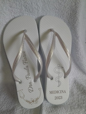 Chinelo personalizado formatura