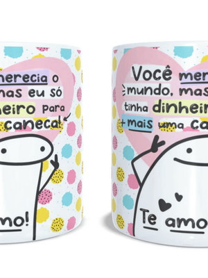 Caneca flork mais uma caneca de presente