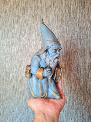 Mago da magia estátua mistico decoração premium 25 cm !