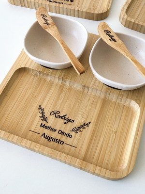 Kit petiscos personalizado convite padrinhos batismo dindos