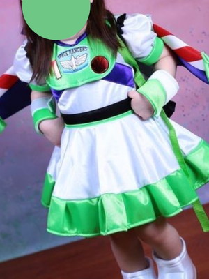 Vestido fantasia buzzlightyear luxo