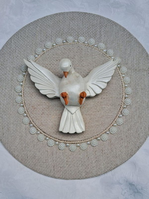 Espírito santo de parede 35cm