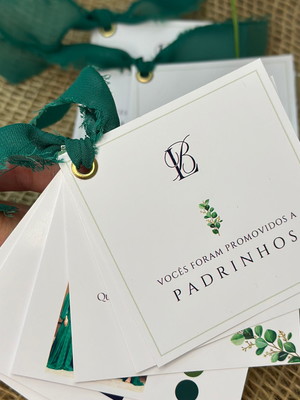 Manual dos padrinhos casamento 10 unidades