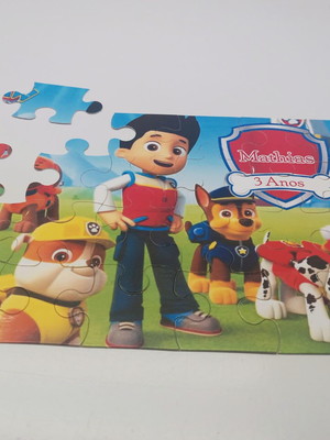 Quebra-cabeça lembrancinha personalizada