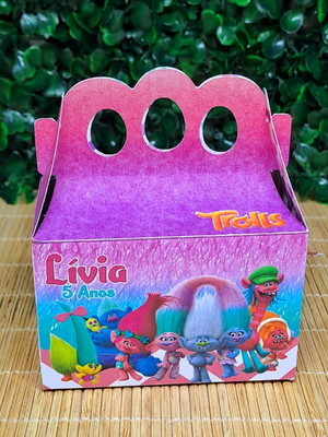 Caixa presentinho básica trolls
