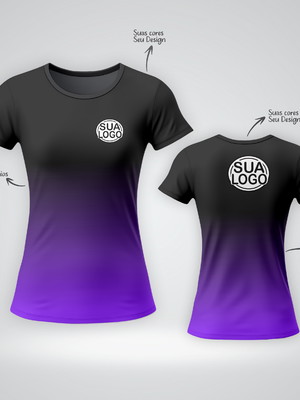 Camiseta feminina estampada fitness blusa academia caminhada