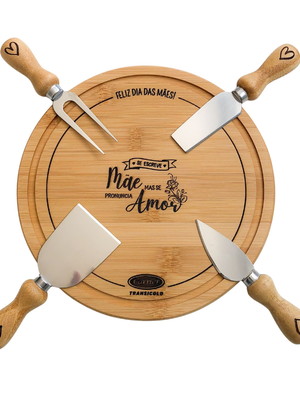 Kit queijos personalizada dia das mães brinde corporativo