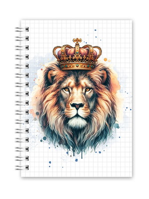 Caderno leão de judá masculino