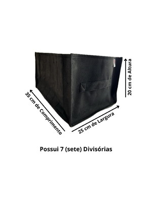 Colmeia organizadora calça shorts - blusas de lã - tnt preto