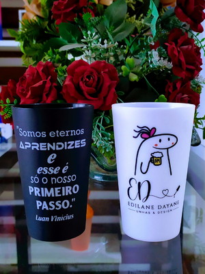 Copos eco personalizados para festa infantil de 300 ml