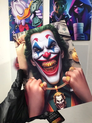Quadros personalizados - coringa