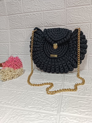 Bolsa mademoiselle (oreo) - fio de malha extra premium
