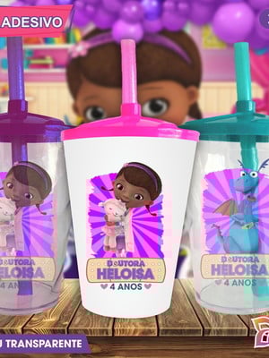 Copo twister personalizado doutora brinquedos mod.2 - 300 ml