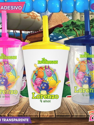 Copo twister personalizado os backyardigans - 300 ml