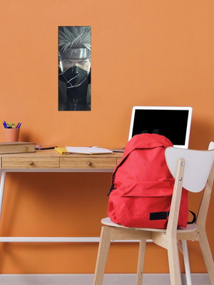 Quadro de metal p - ninja concentrando poder