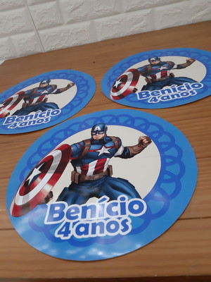 Sousplat capitão américa