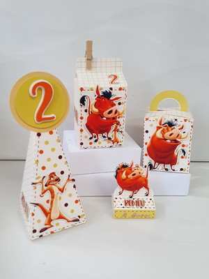 Kit 25 caixas timão e pumba