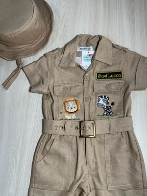 Macacão safari