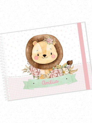 Livro do bebê safari leoa