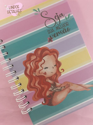 Caderno a5 capa dura personalizado